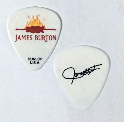 James Burton - Elvis Presley's  Guitar Player Signature Guitar Pick