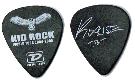 Kid Rock - Jason Krause Signature TBT Concert Tour Guitar Pick