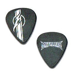 Metallica - Kirk Hammett Concert Tour Guitar Pick Stripe Black