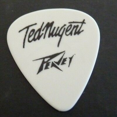 Ted Nugent - 2012 White Peavy Concert Tour Guitar Pick