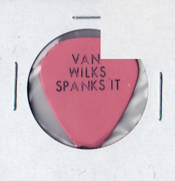 Van Wilks - Concert Tour Guitar Pick - Pink