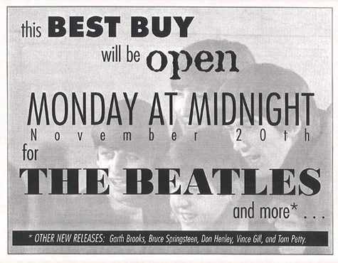 The Beatles - CD Release Flyer
