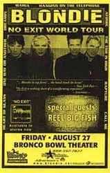 Blondie / Reel Big Fish - Dallas, Texas Handbill