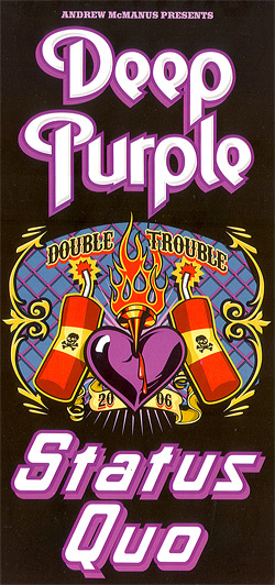 Deep Purple | Status Quo- Australian Handbill