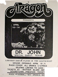 Dr. John / Texas - Dallas, Texas Handbill