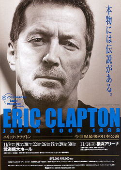 Eric Clapton Japanese concert handbill