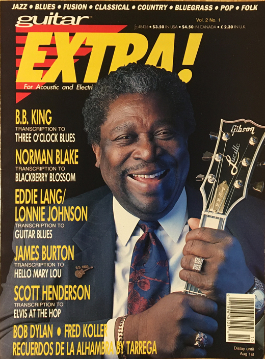 BB King - Spring 1991 Guitar Extra Magazine
