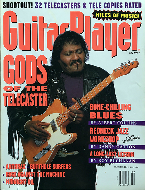 Albert Collins - Guitar Player Magazine July 1993