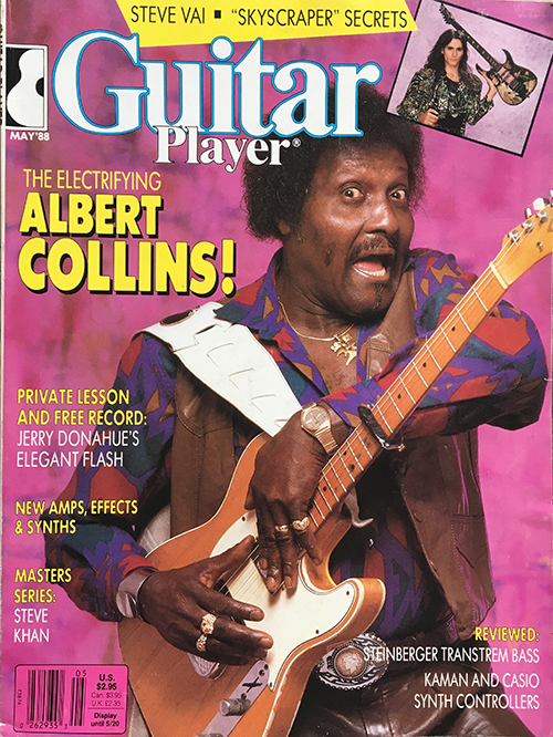 Albert Collins - Guitar Player Magazine May 1988