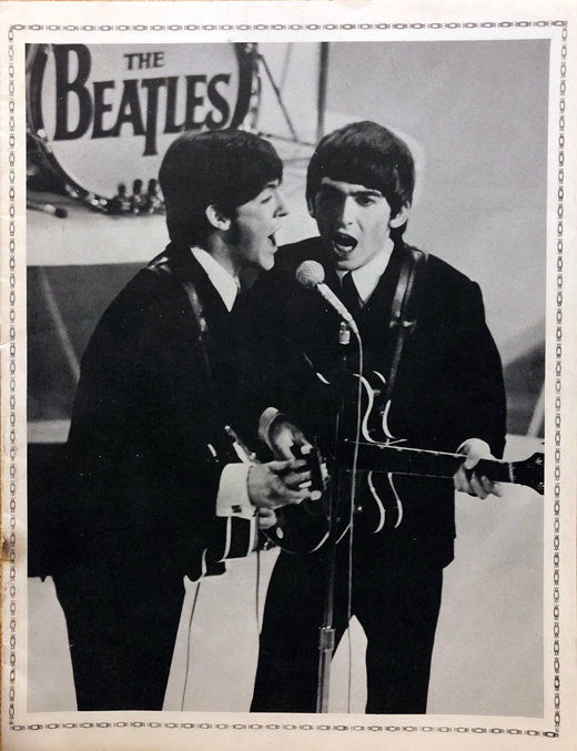 Beatles - 1967 Ed Sullivan Show BW Magazine