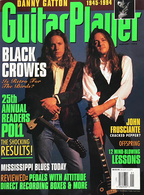 Black Crowes - Guitar Player Magazine January 1993
