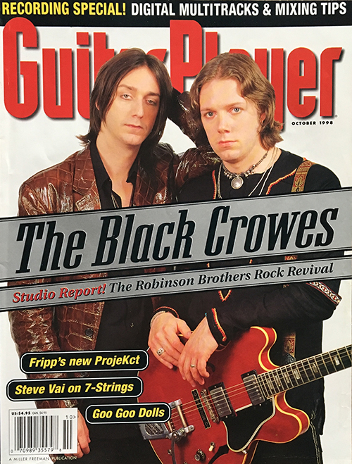Black Crowes Guitar Player Magazine October 1998