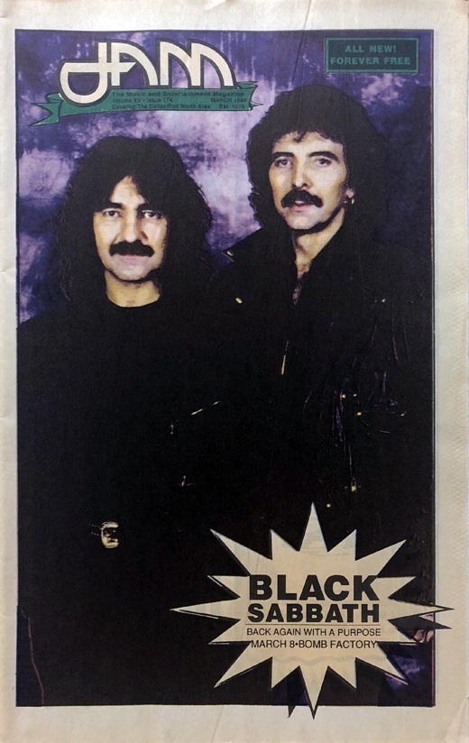 Black Sabbath - 1994 March JAM Magazine Geezer Butler Interview