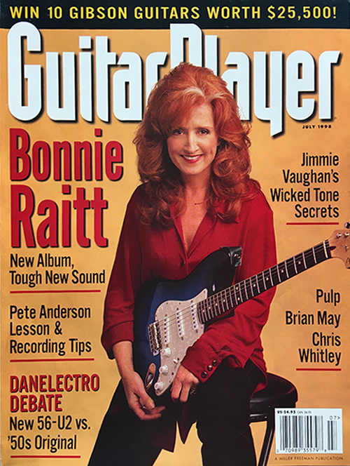 Bonnie Raitt - Guitar Player Magazine July 1998
