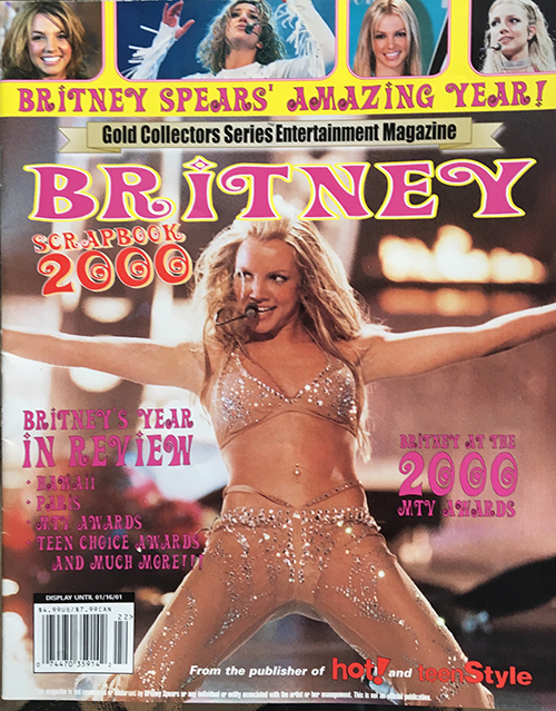 Britney Spears Scrapebook 2000 Magazine