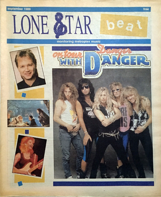 Danger Danger - September 1989 Lone Star Beat Magazine