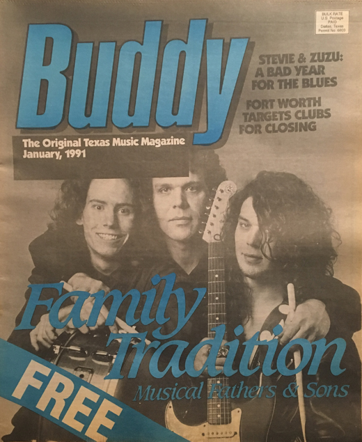 Doyle Bramhall - January 1991 Buddy Magazine