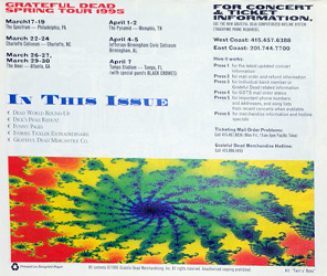 Grateful Dead - Spring Tour 1995 Magazine