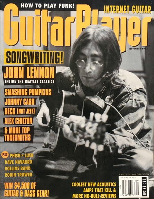 John Lennon - September 1994 Guitar Player Magazine