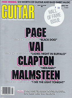 PAGE VAI CLAPTON MALMSTEEN Guitar For The Practicing Musician Magazine