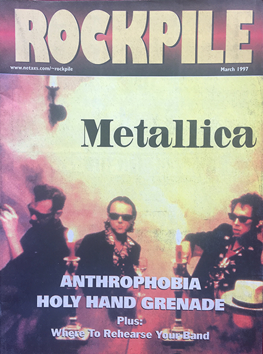 Metallica March 1997 Rockpile Magazine