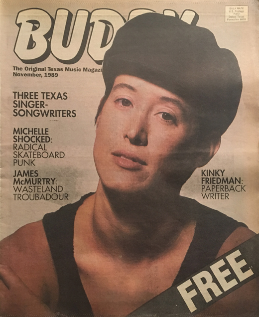 Michelle Shocked - November 1989 Buddy Magazine