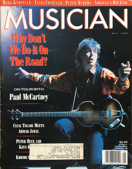 Paul McCartney - May 1990 Musician Magazine