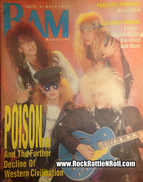 Poison - BAM Magazine June 1988