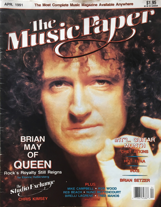 Brian May - April 1991 The Music Paper Magazine