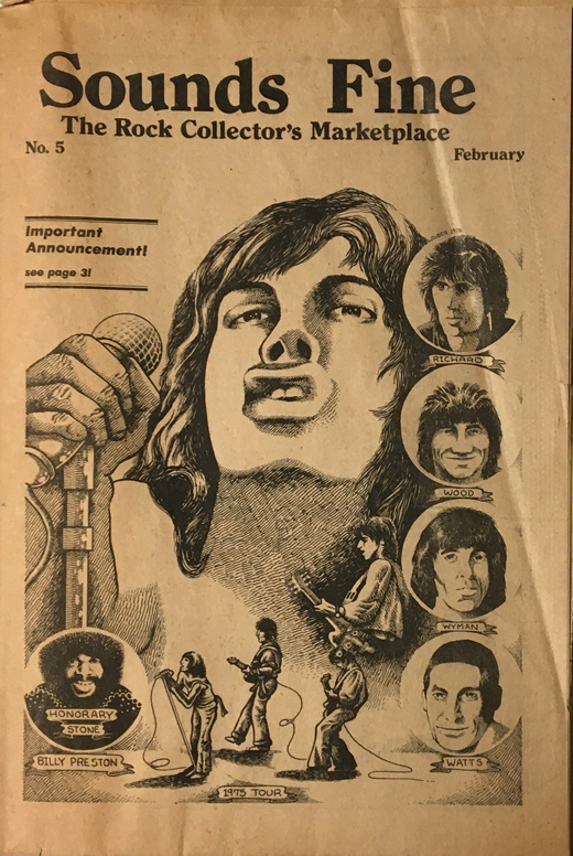 Rolling Stones - 1975 February Sound Fine Magazine