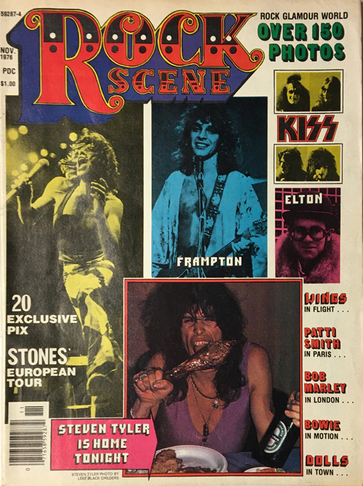 Rolling Stones - 1976 November Rock Scene Magazine
