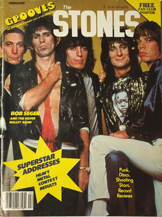 Rolling Stones - 1978 February Grooves UK Magazine