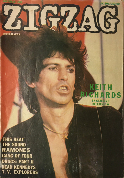 Rolling Stones - 1980 November ZigZag UK Magazine