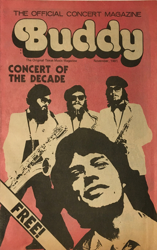 Rolling Stones - 1981 November Buddy Texas Magazine