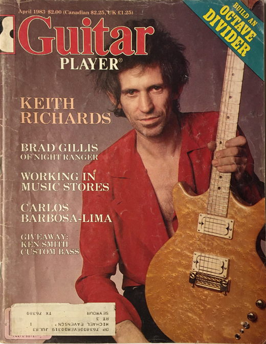 Rolling Stones - 1983 April Guitar Player Magazine