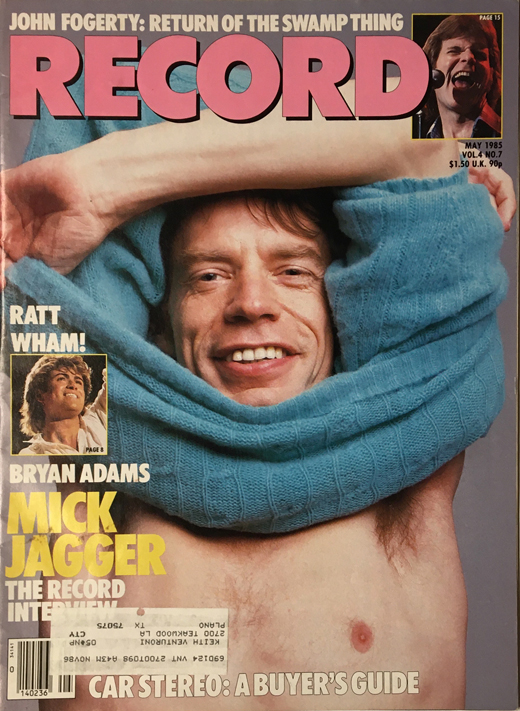 Rolling Stones - 1985 May Record Magazine