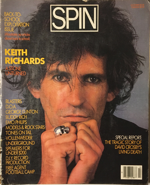 Rolling Stones - 1985 October Spin Magazine