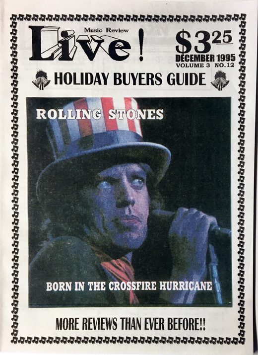 Rolling Stones - 1995 December Live! Magazine