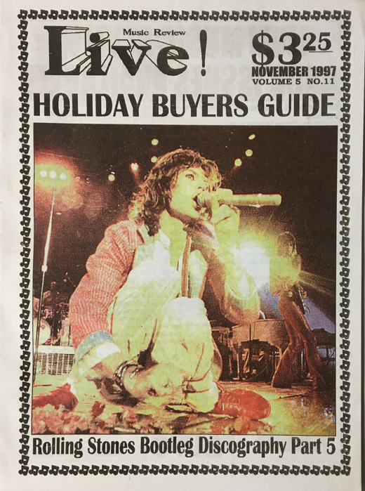 Rolling Stones - 1997 November Live! Magazine