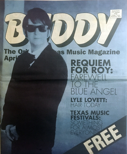 Roy Orbison - April 1989 Buddy Magazine
