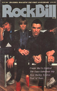 1980 Rockbill Magazine featuring the Talking Heads