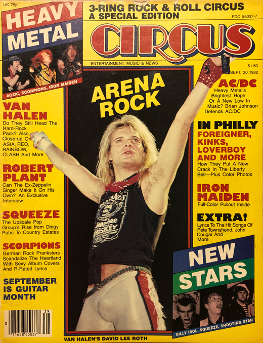 Van Halen - September 1982 Circus Magazine