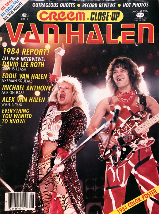 Van Halen - August 1984 Creem Magazine