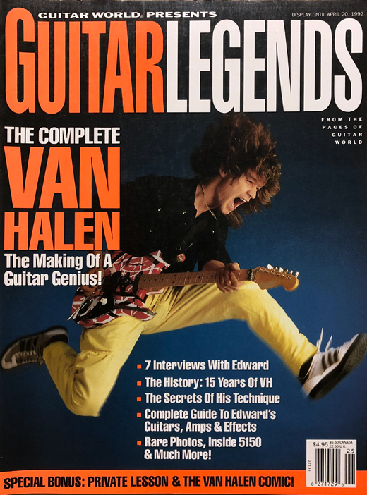 Van Halen - April 1992 Guitar Legends Magazine