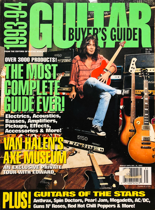 Van Halen - 1993 - 94 Guitar Buyers Gudie Magazine