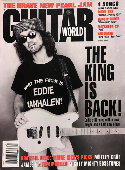 Van Halen - March 1998 Guitar World Magazine