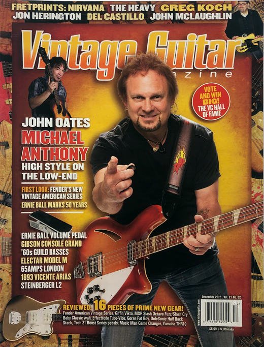 Van Halen - December 2012 Vintage Guitar Magazine
