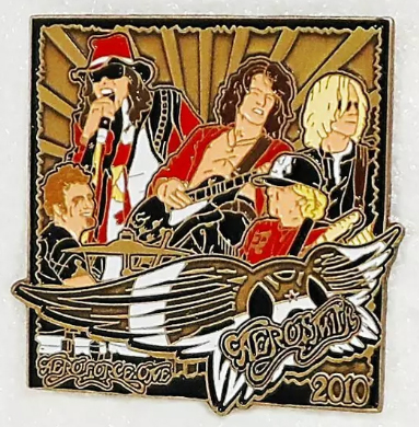 Aerosmith - 2010 Fan Club Metal Logo Group Pin