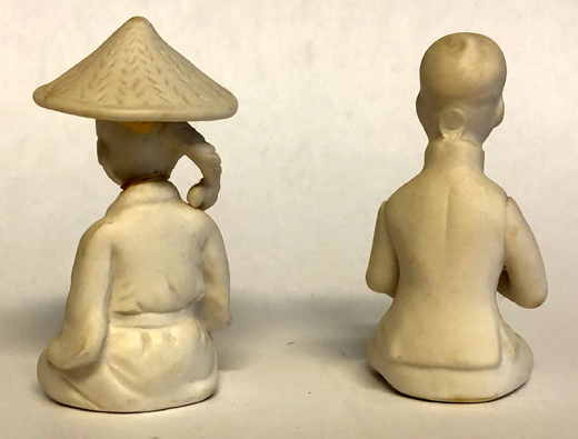 Chinese - 1970s Ceramic Boy And Girl