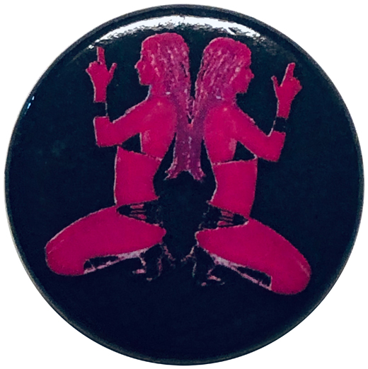 Christina Aquilera - 2002 Stripped Tour Dirrty Single Button Pin
